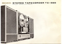 Sony TC-560 - Owners Manual 